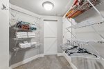 Shared large walk in closet between bunk room and primary suite 